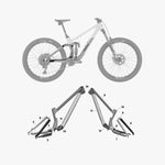 Kit de protection sur mesure Bixs Lanepeak 2022 – film de protection VTT Slicy