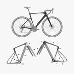 Kit de protection sur mesure Cannondale Super X 2025 – film de protection vélo Slicy