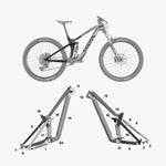 Kit de protection sur mesure Canyon Strive Cfr 2022 – film de protection VTT Slicy