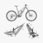 Kit de protection sur mesure Canyon Torqueon Cf 2023 – film de protection VTT Slicy