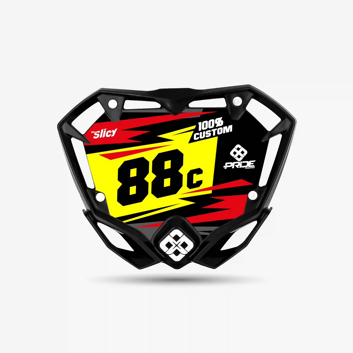 PRIDE AIR PRO Bmx Number Plate – 100% Custom
