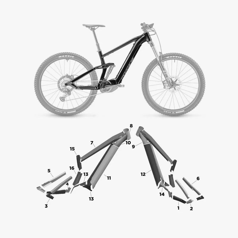 Kit de protection sur mesure Moustache Samedi 29 Game Trail 2022 – film de protection VTT Slicy