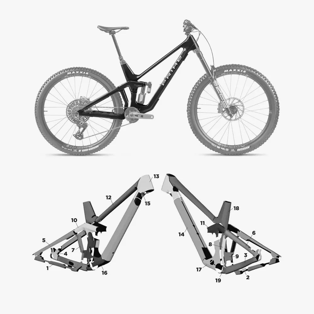 Kit de protection sur mesure Prime Thunderflash 2023 – film de protection VTT Slicy