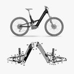 Kit de protection sur mesure Haibike Alltrail Low 2025 – film de protection VTT Slicy