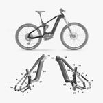 Kit de protection sur mesure Haibike Hybe Cf 2023 – film de protection VTT Slicy