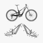 Kit de protection sur mesure Liv Embolden E Plus 2023 – film de protection VTT Slicy