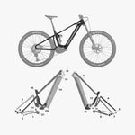 Kit de protection sur mesure Mondraker Crusher Carbon Alloy 2024 – film de protection VTT Slicy