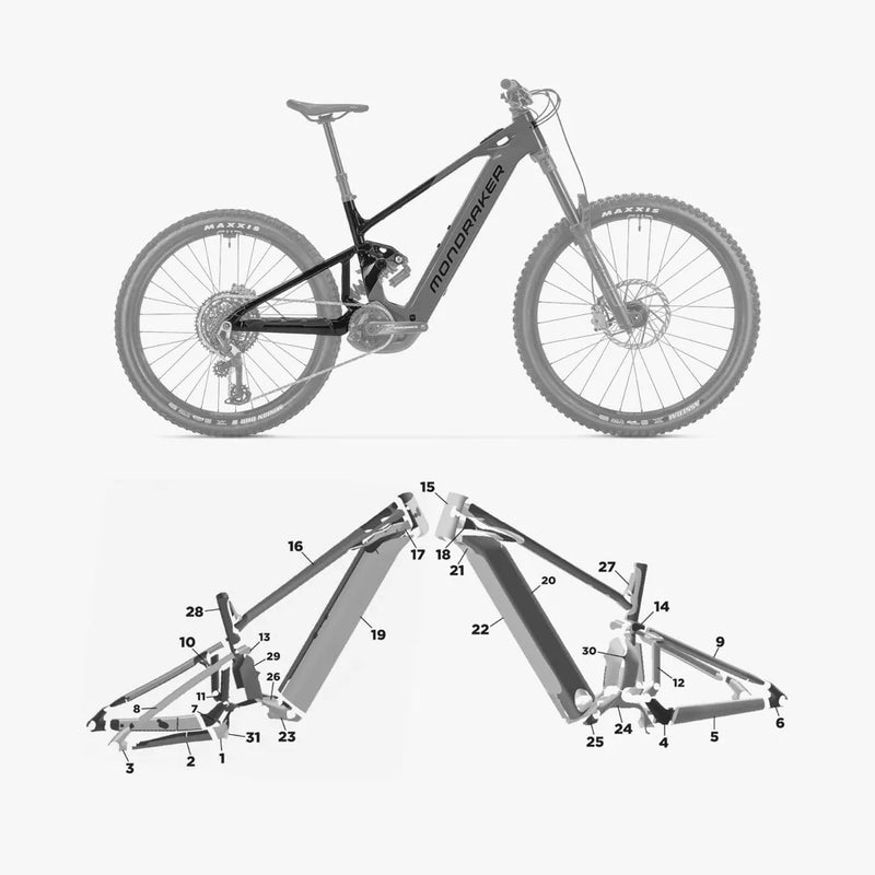 Kit de protection sur mesure Mondraker Level 2026 – film de protection VTT Slicy