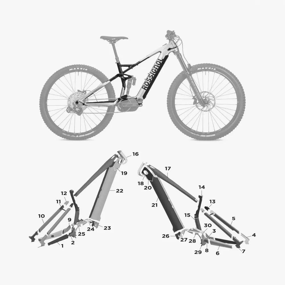 Kit de protection sur mesure Rossignol Mandate Shift 2023 – film de protection VTT Slicy