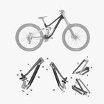 Kit de protection sur mesure Scott Gambler Carbon 2020 – film de protection VTT Slicy