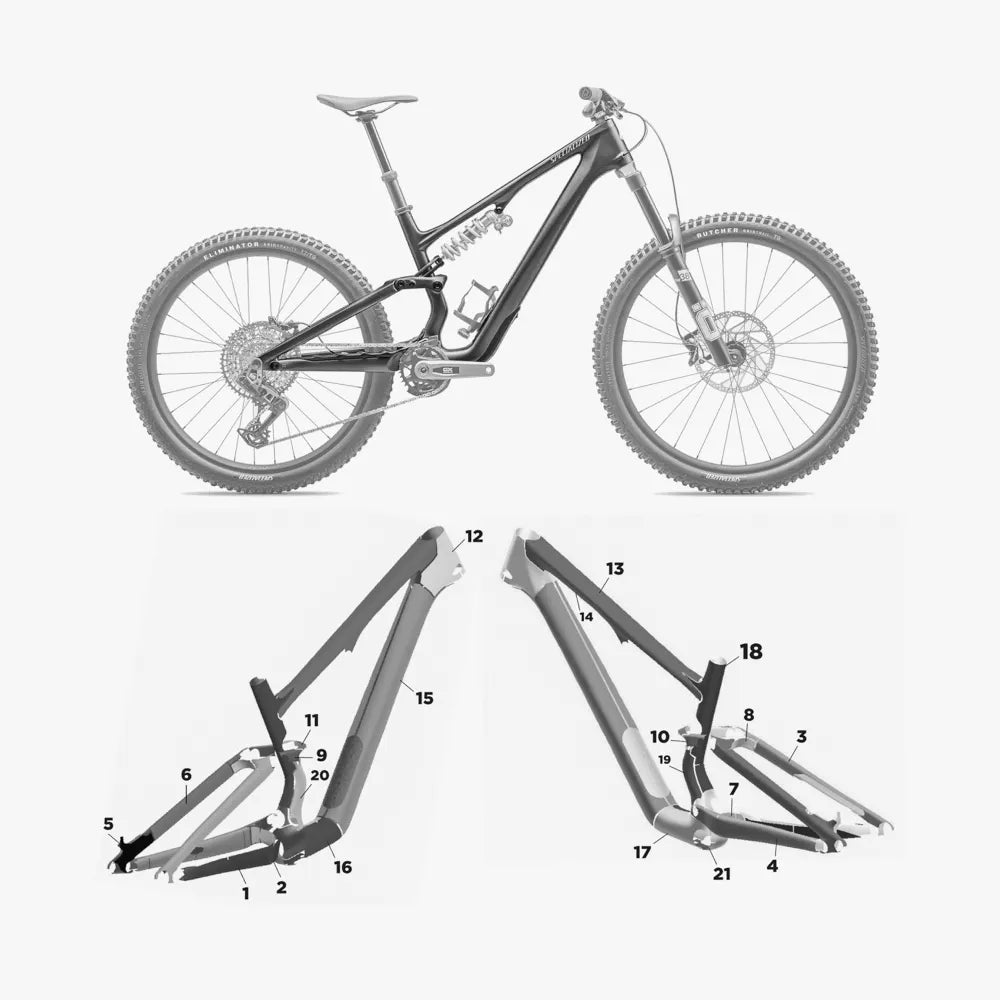 Kit de protection sur mesure Specialized Stumpjumper Carbon 2025 – film de protection VTT Slicy