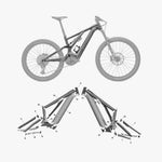 Kit de protection sur mesure Specialized Turbo Levo 3 Alloy 2022 – film de protection VTT Slicy