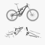 Kit de protection sur mesure Specialized Turbo Levo 3 Carbon 2022 – film de protection VTT Slicy
