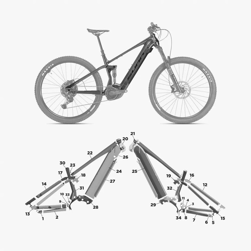 Kit de protection sur mesure Sunn Charger 2023 – film de protection VTT Slicy