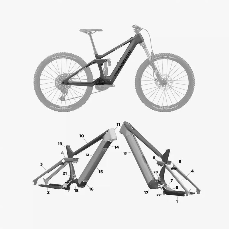 Kit de protection sur mesure Transition Repeater 2022 – film de protection VTT Slicy