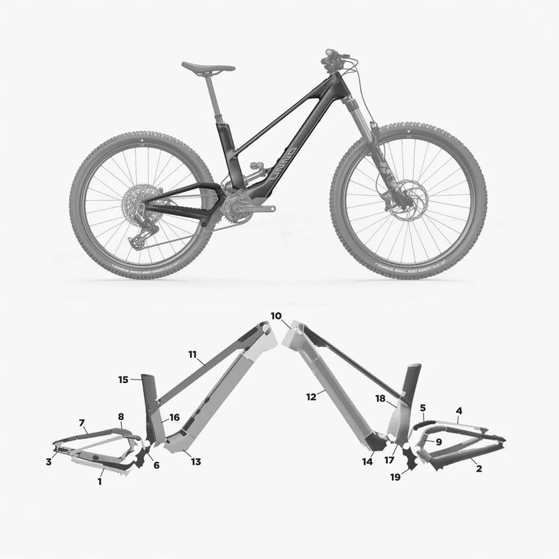 Kit de protection sur mesure Unno Mith 2025 – film de protection VTT Slicy