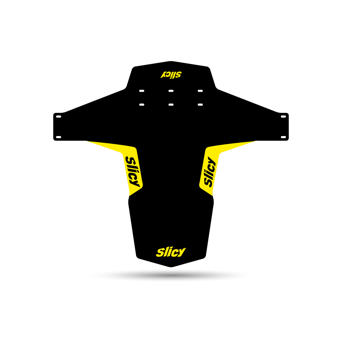 MTB Front Mudguard - Lime Logo