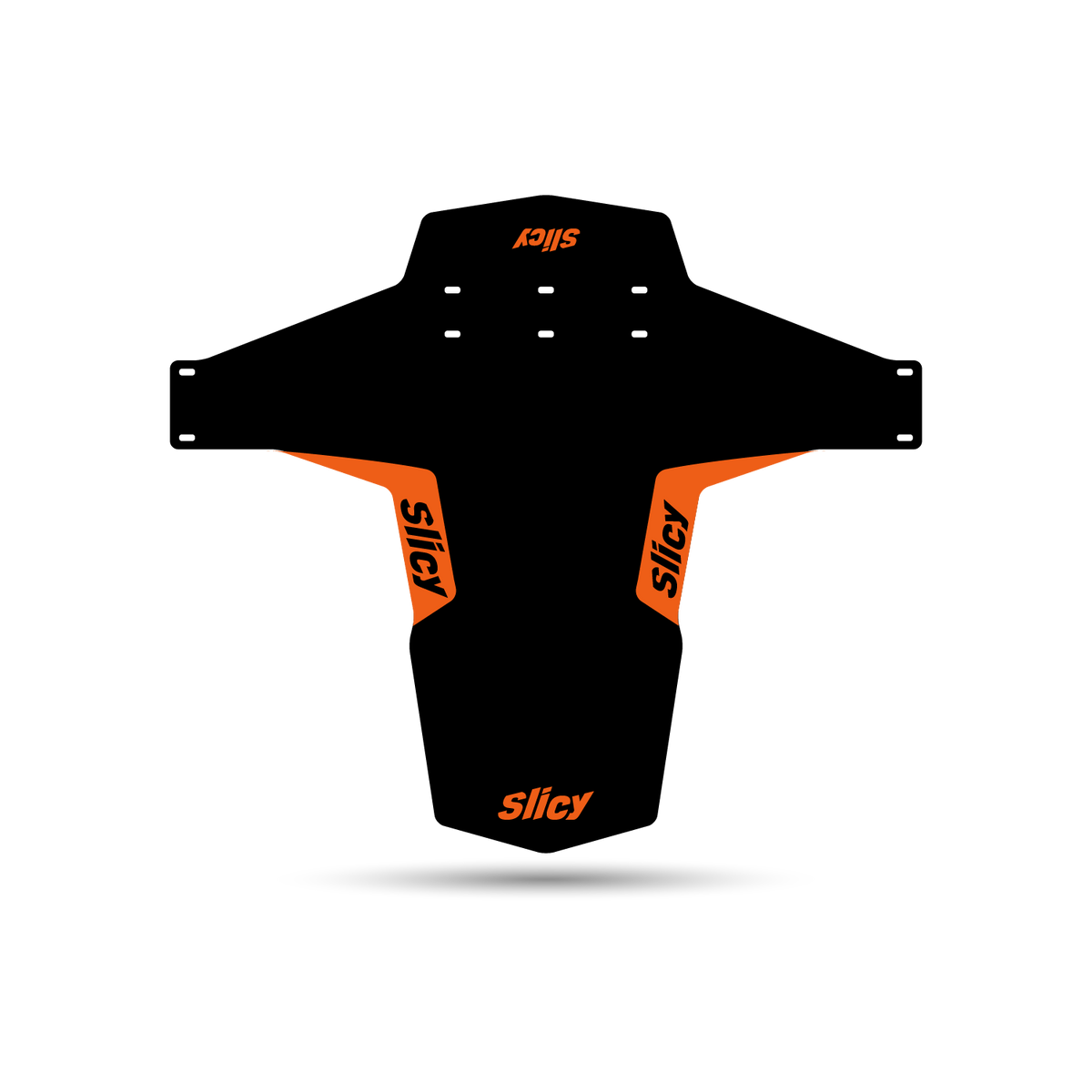 MTB Front Mudguard - Orange Logo
