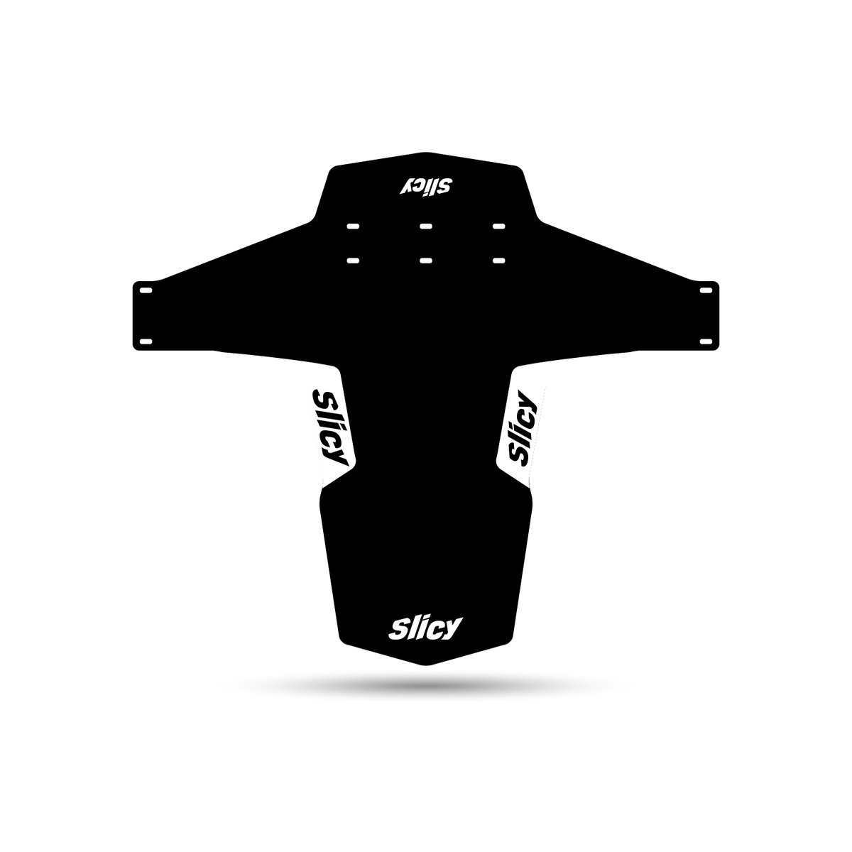 MTB Front Mudguard - White Logo