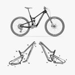 Kit de protection sur mesure Propain Spindrift 5 Cf 2024 – film de protection VTT Slicy