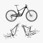 Kit de protection sur mesure Rocky Mountain Altitude Alloy 2024 – film de protection VTT Slicy