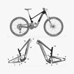 Kit de protection sur mesure Rocky Mountain Altitude Carbon 2024 – film de protection VTT Slicy
