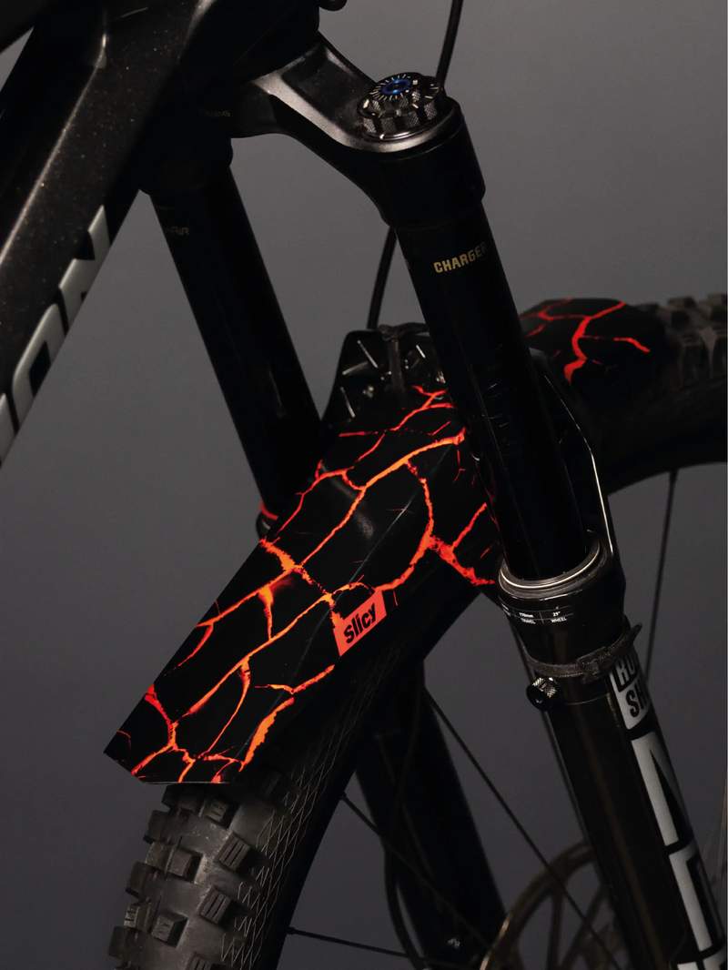 MTB Long Front Mudguard - Lava