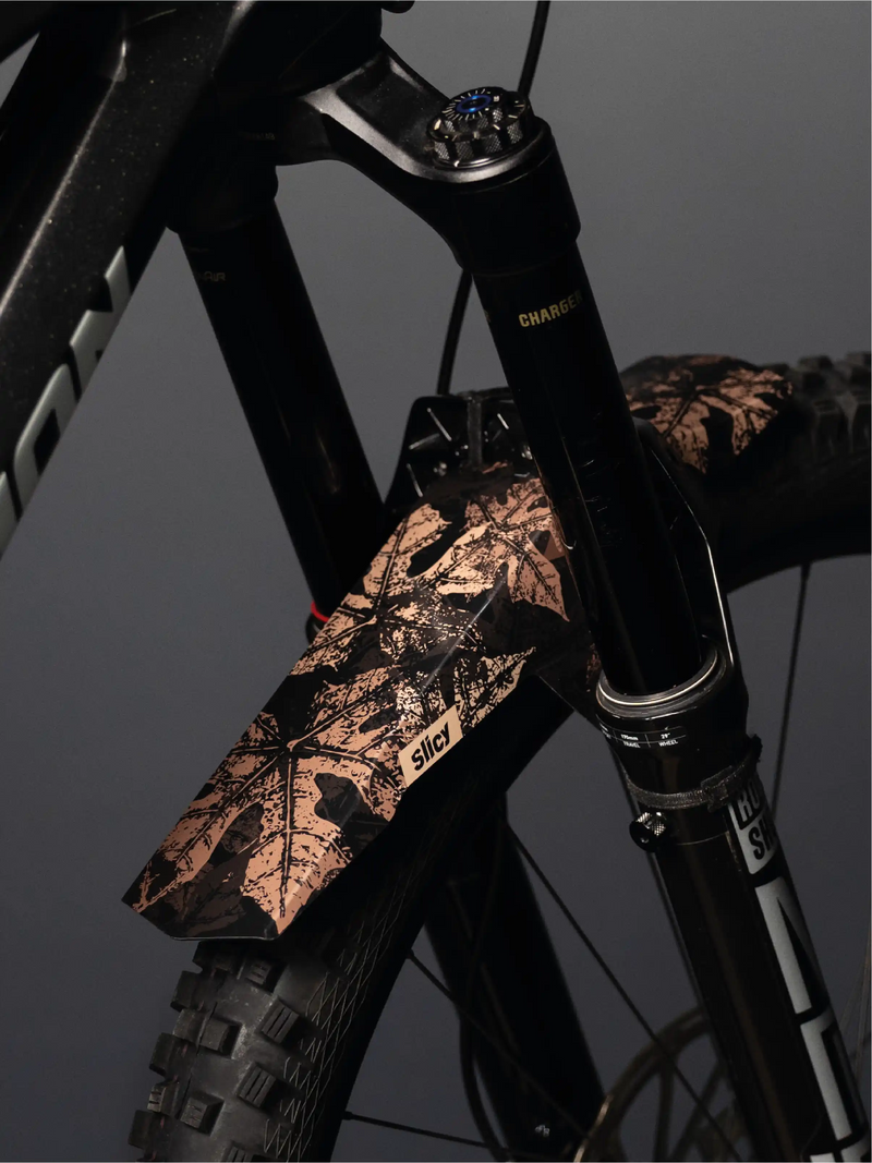 MTB Long Front Mudguard - Leaves