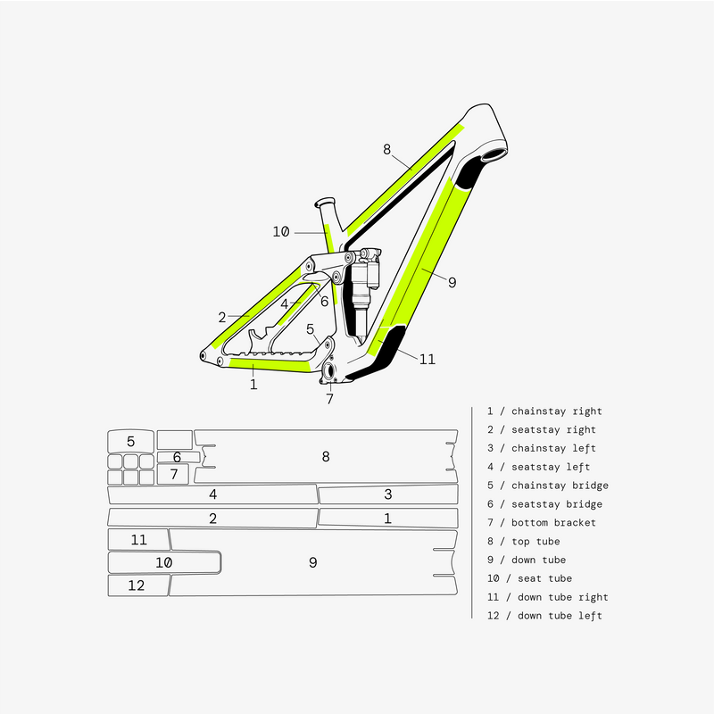 Protection de cadre universelle VTT ALL-MOUNTAIN / ENDURO / DH