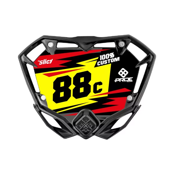 Plaque de BMX personnalisable