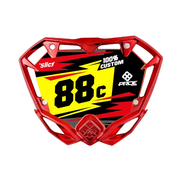 Plaque de BMX personnalisable