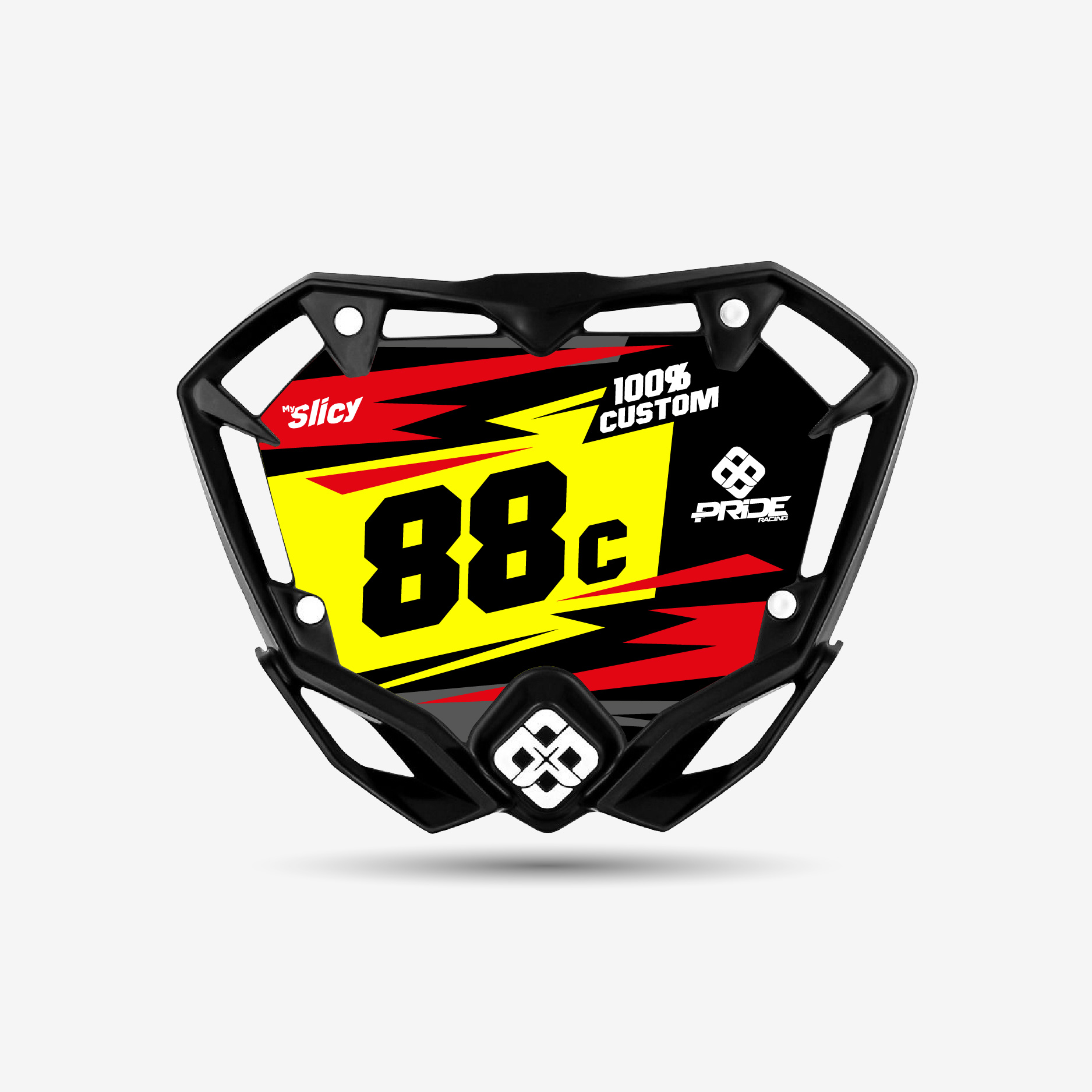 plaque bmx personnalisée Pride Air