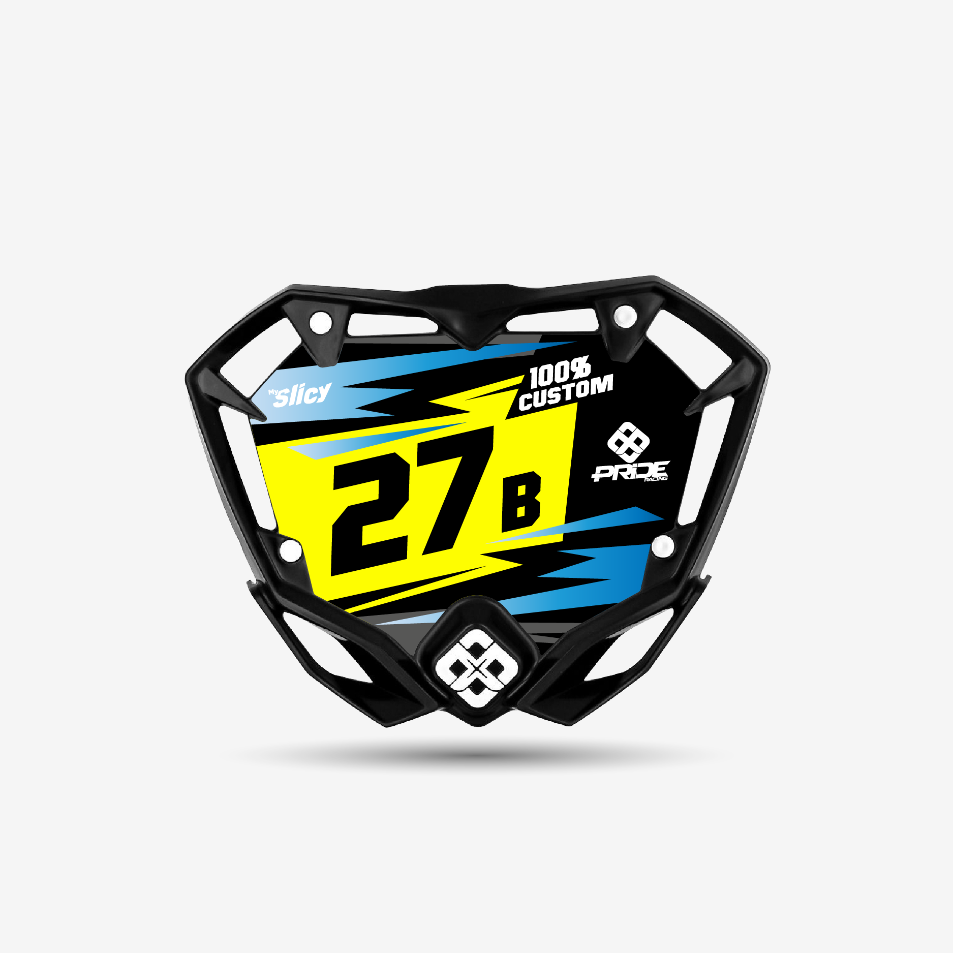 plaque BMX personnalisée Pride air mini