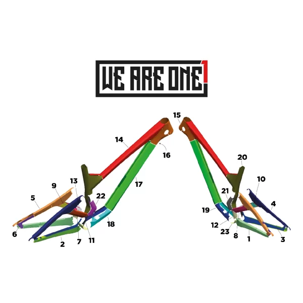 bike frame protection for we are one arrival