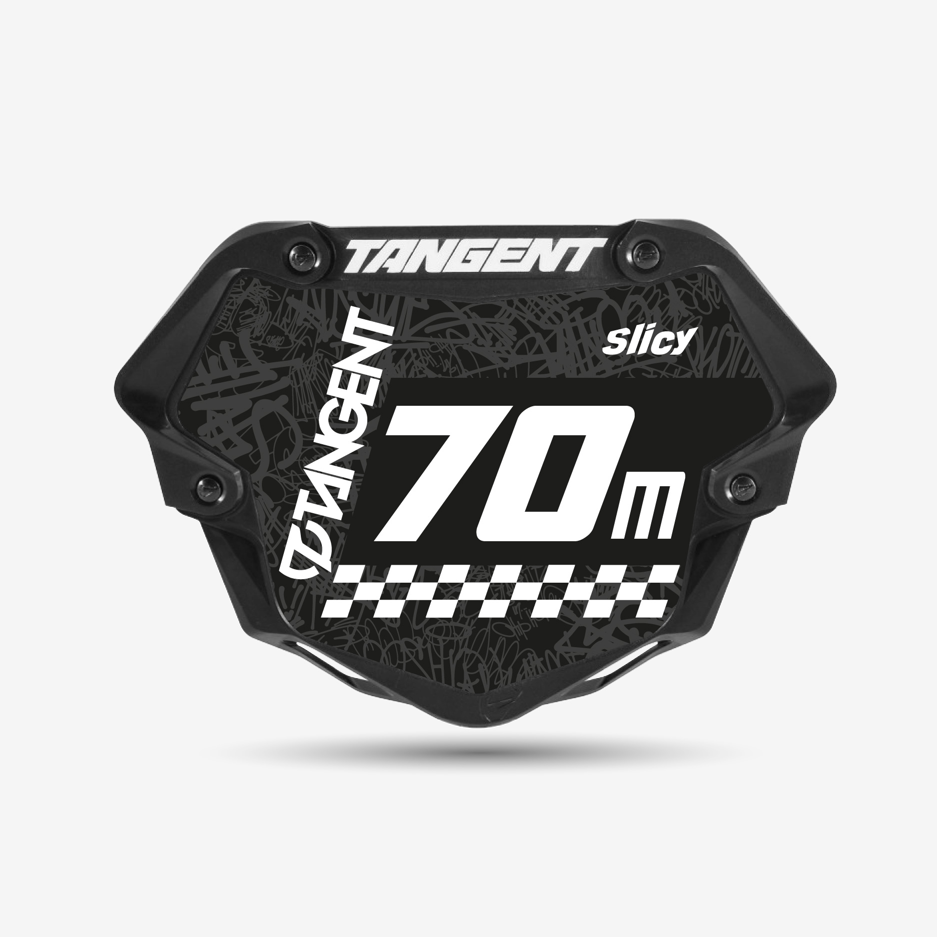 Custom BMX number plate TANGENT VENTRIL 3D pro