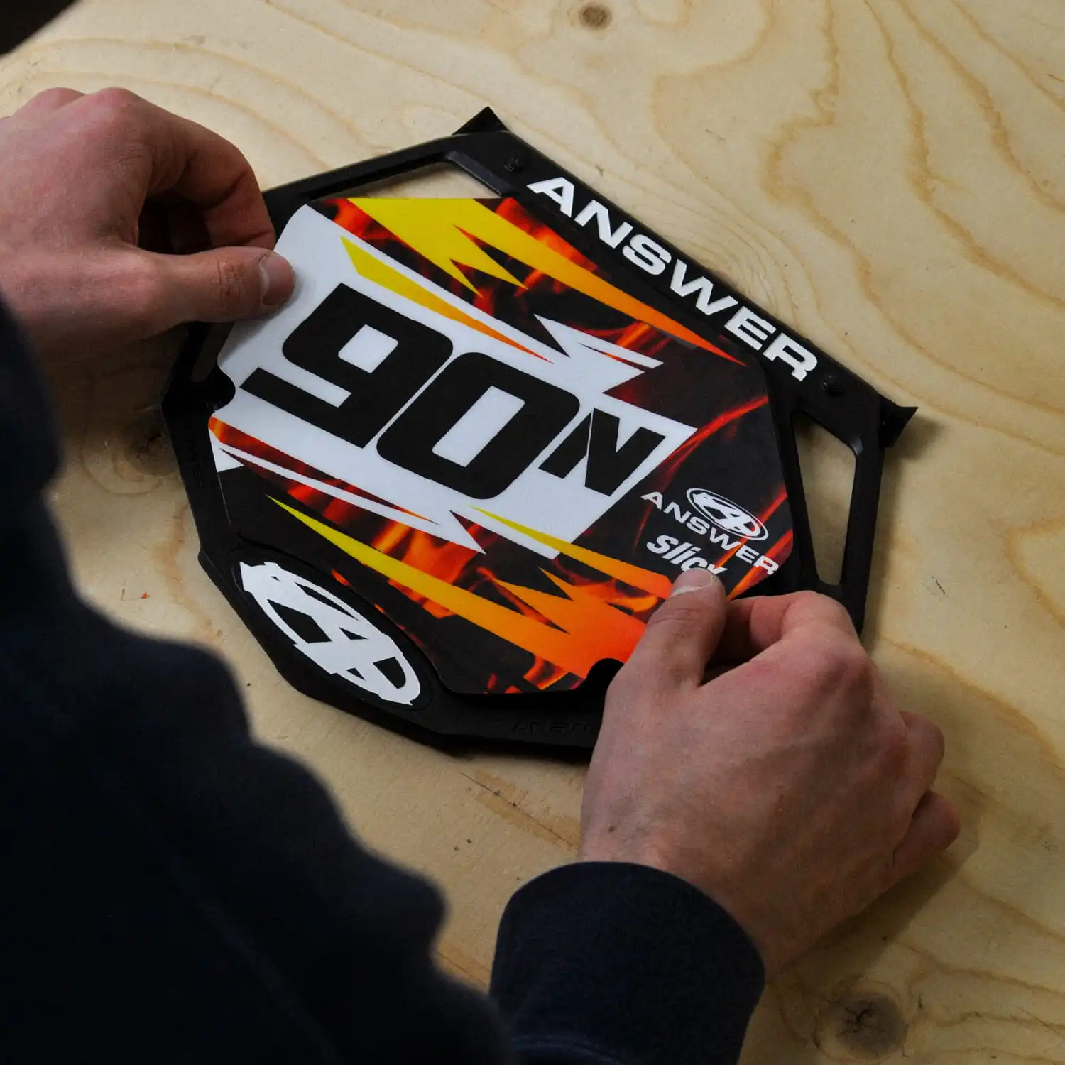 plaque bmx answer 3D mini personnalisée