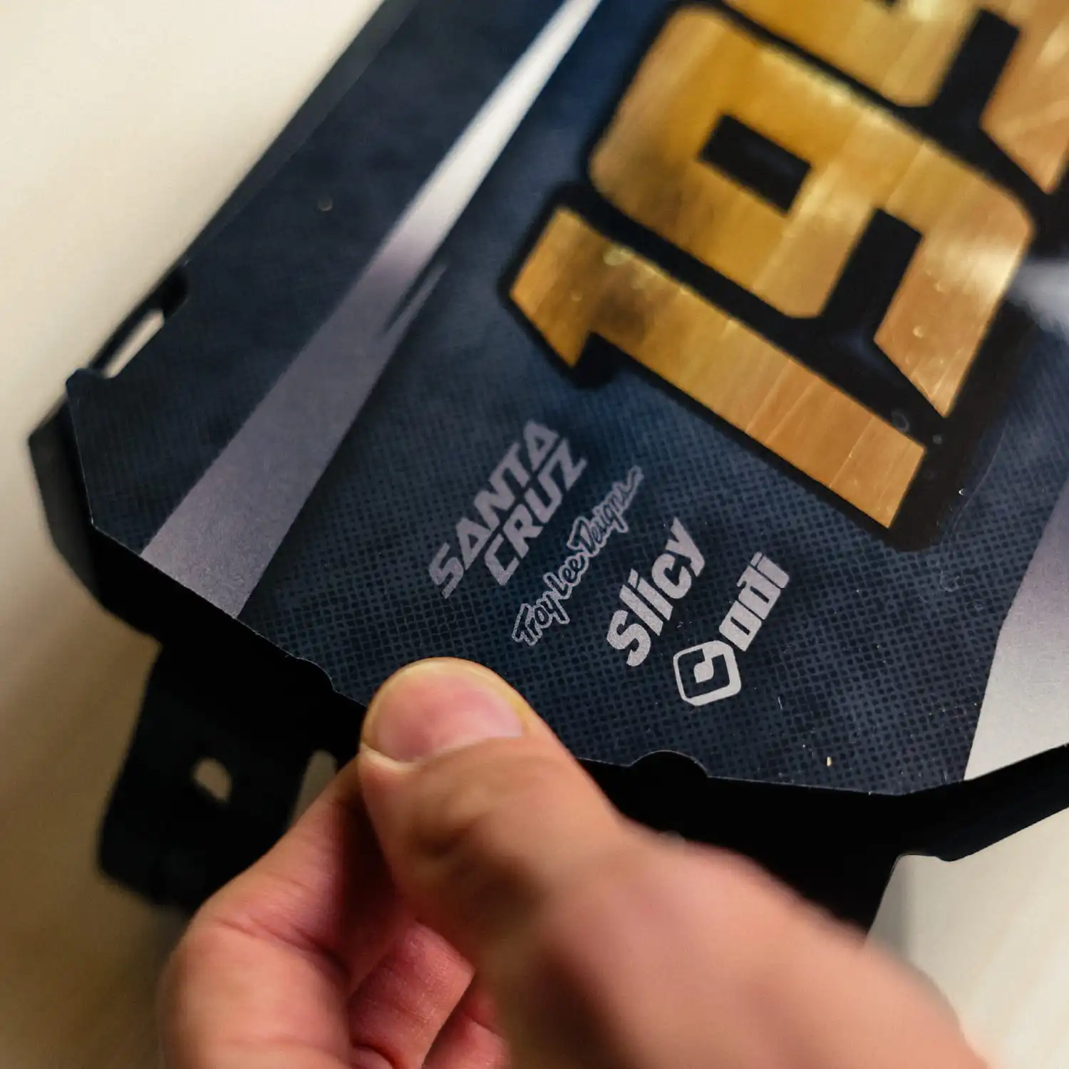 sticker plaque DH ODI personnalisée