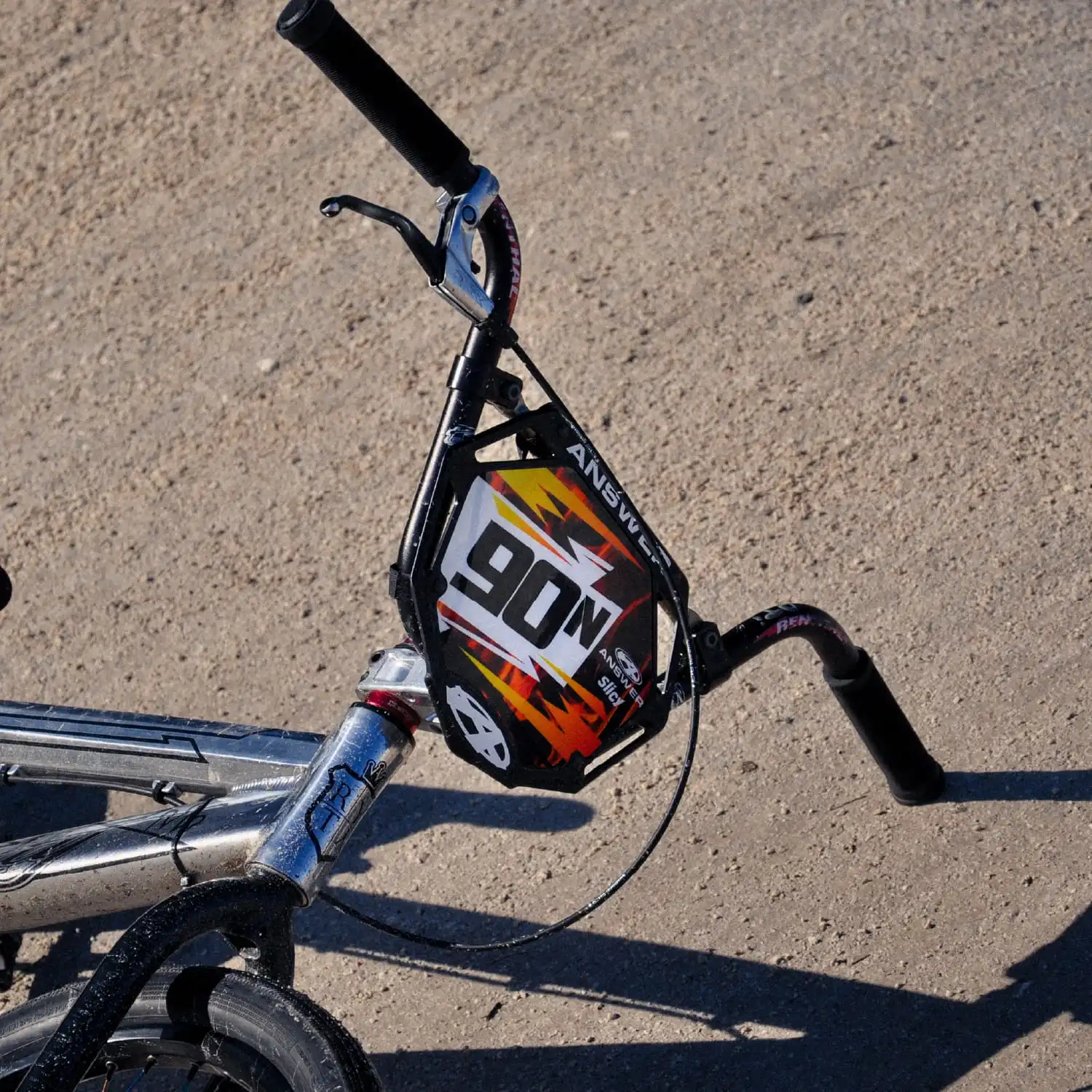 plaque Bmx answer personnalisée